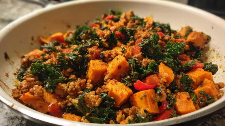 Turkey and Sweet Potato Skillet