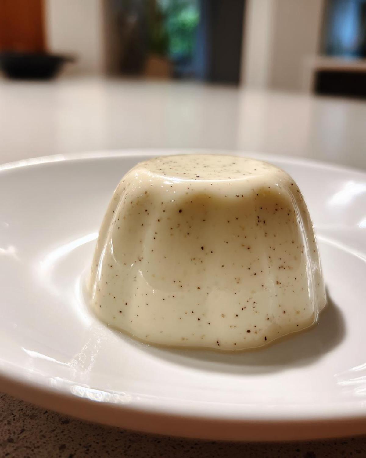 Vanilla Bean Panna Cotta - detail 2