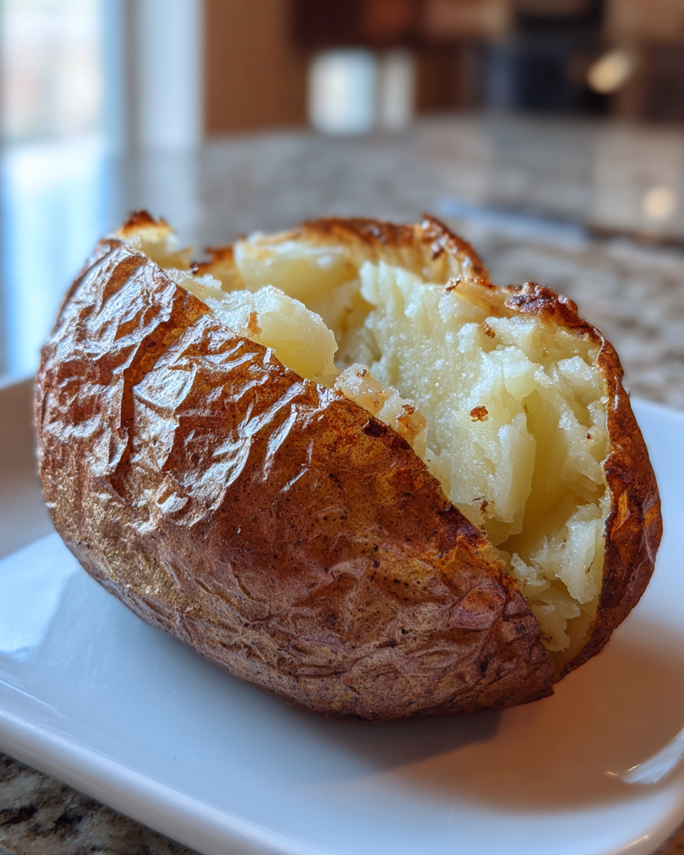air fryer baked potato - detail 4