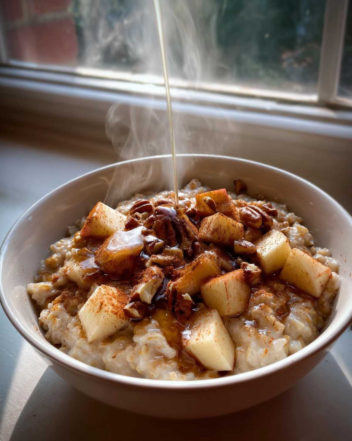 apple cinnamon oatmeal - detail 2