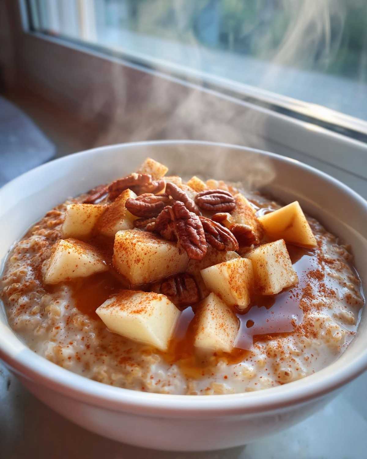 apple cinnamon oatmeal - detail 3