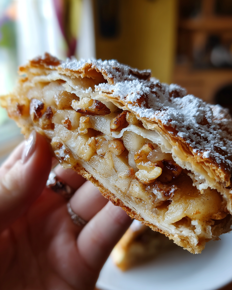 apple strudel - detail 1