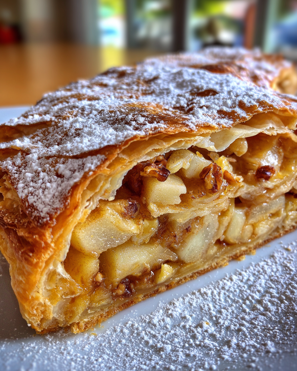 apple strudel - detail 2