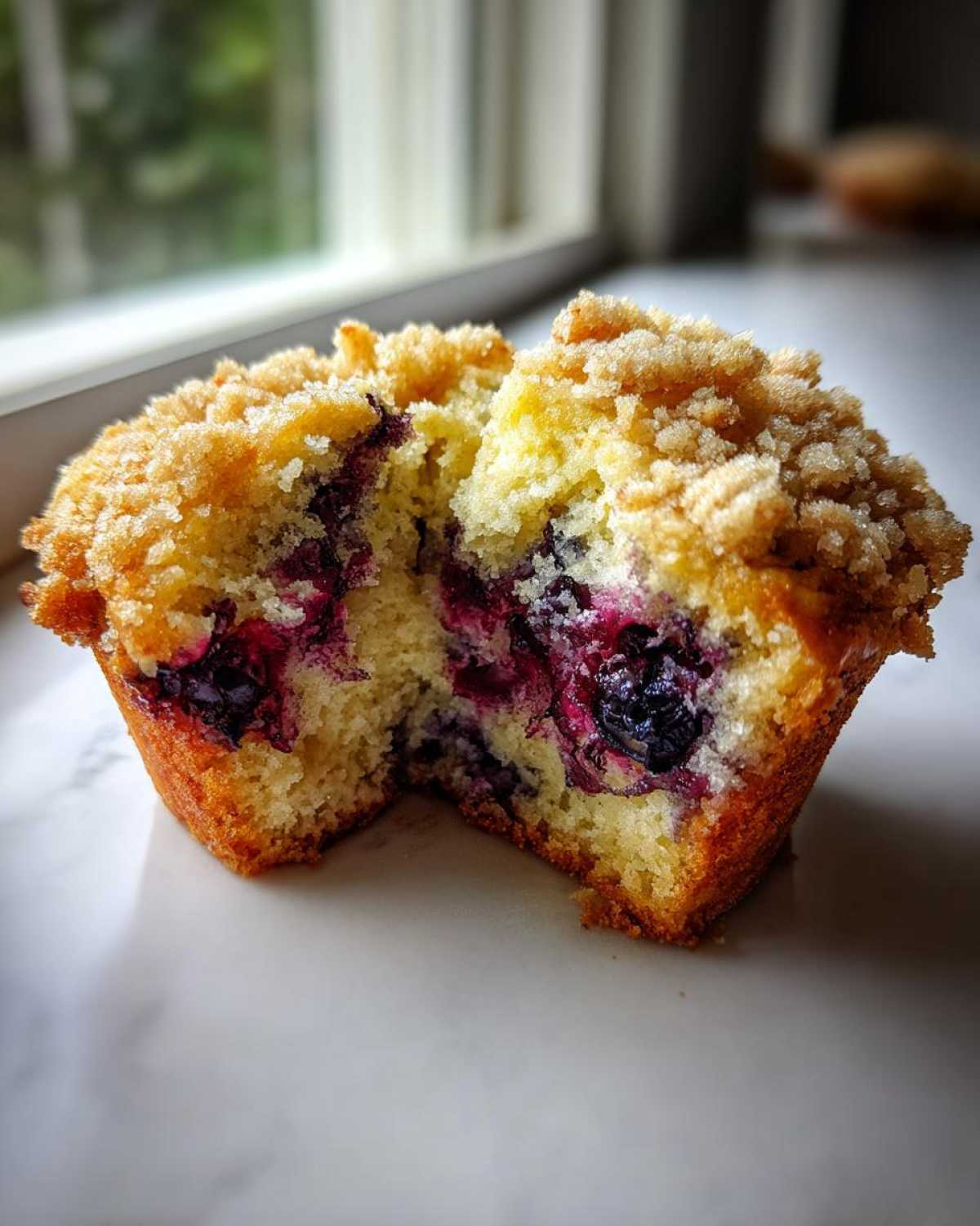 blueberry muffin - detail 1
