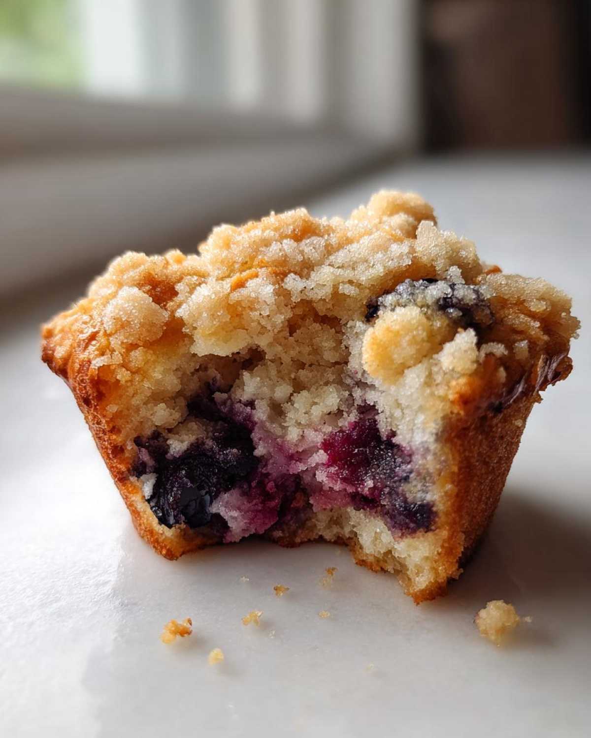 blueberry muffin - detail 3