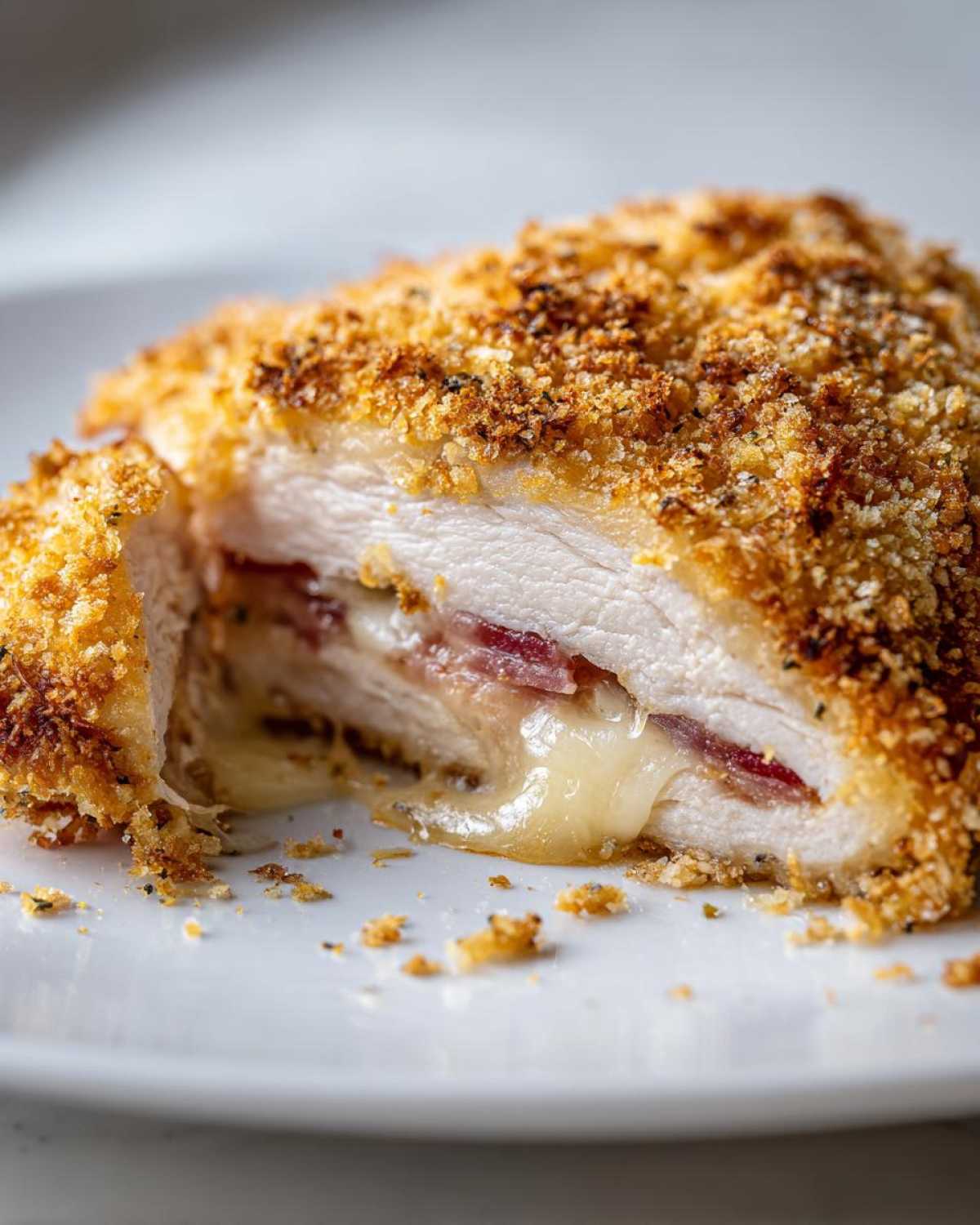 chicken cordon bleu - detail 2