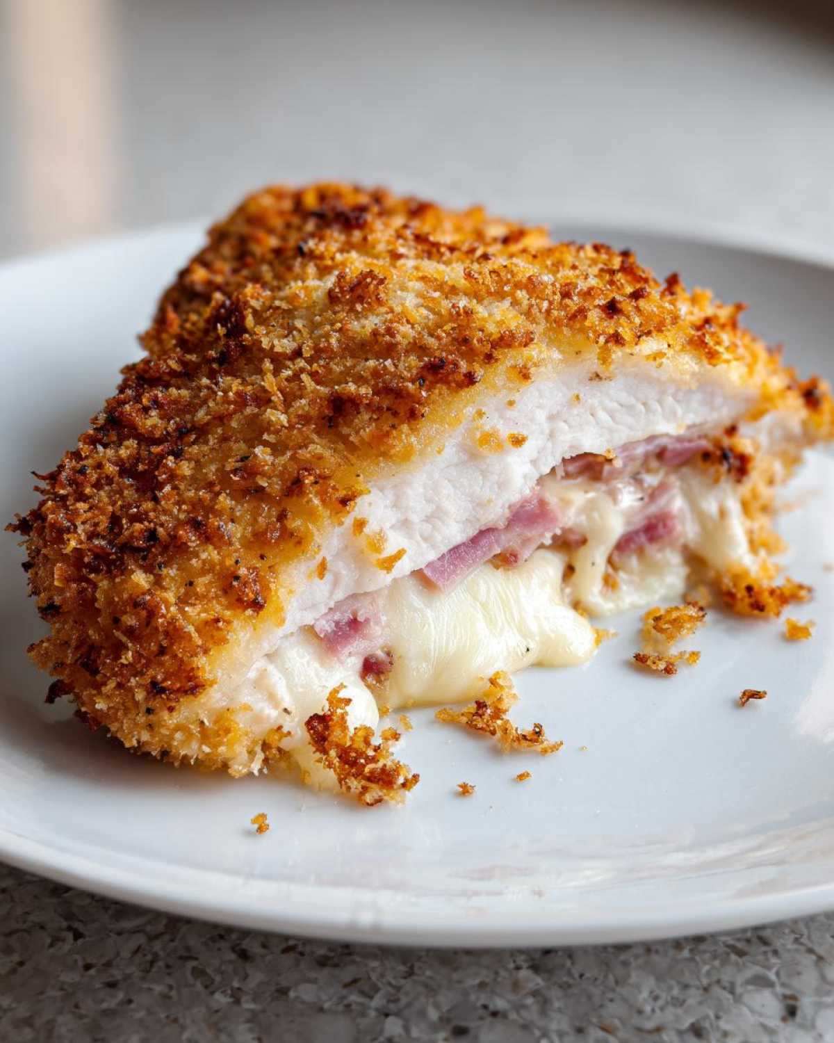chicken cordon bleu - detail 4