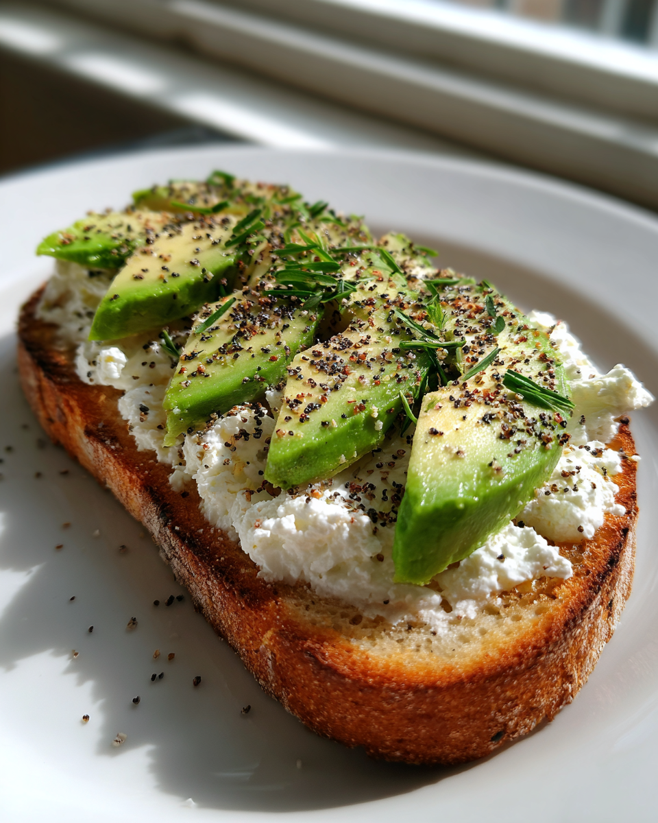 cottage cheese toast - detail 2