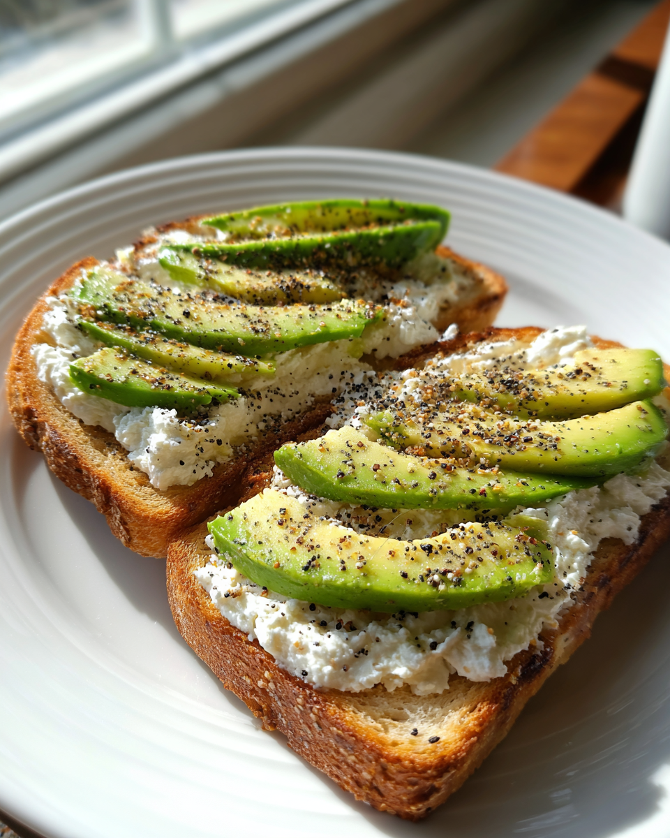 cottage cheese toast - detail 3