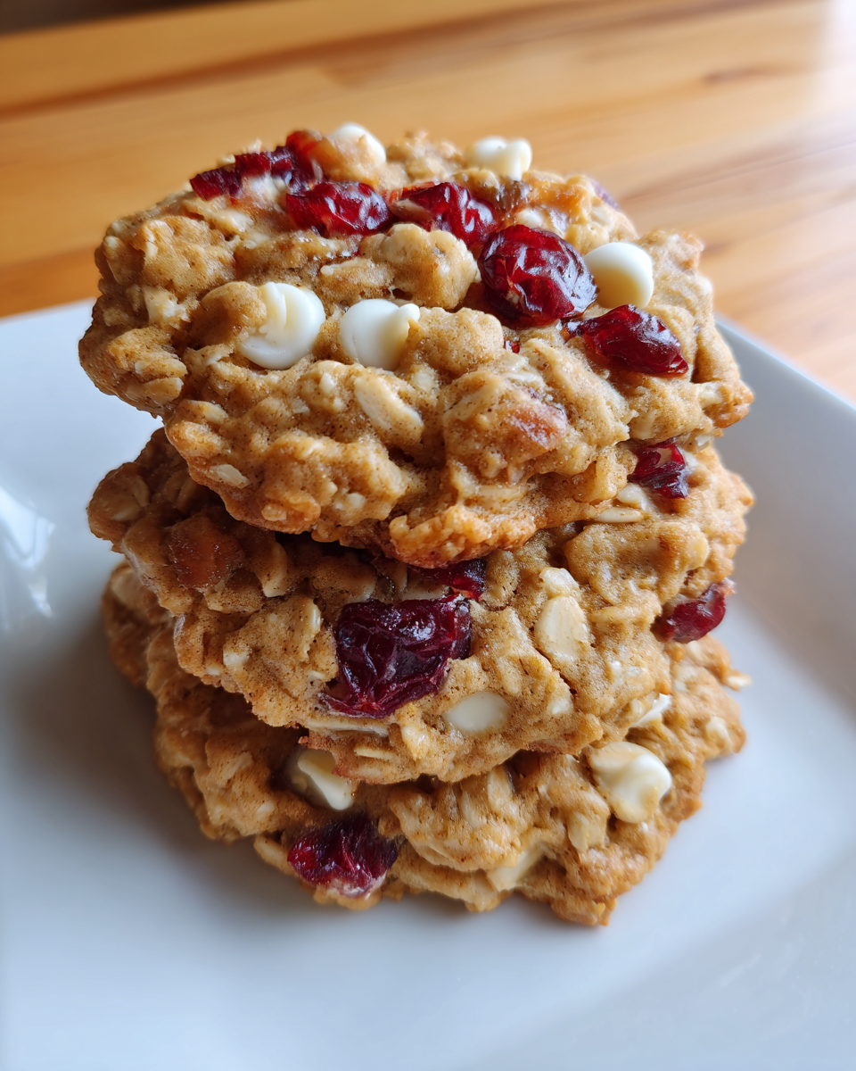 cranberry oatmeal cookies - detail 1