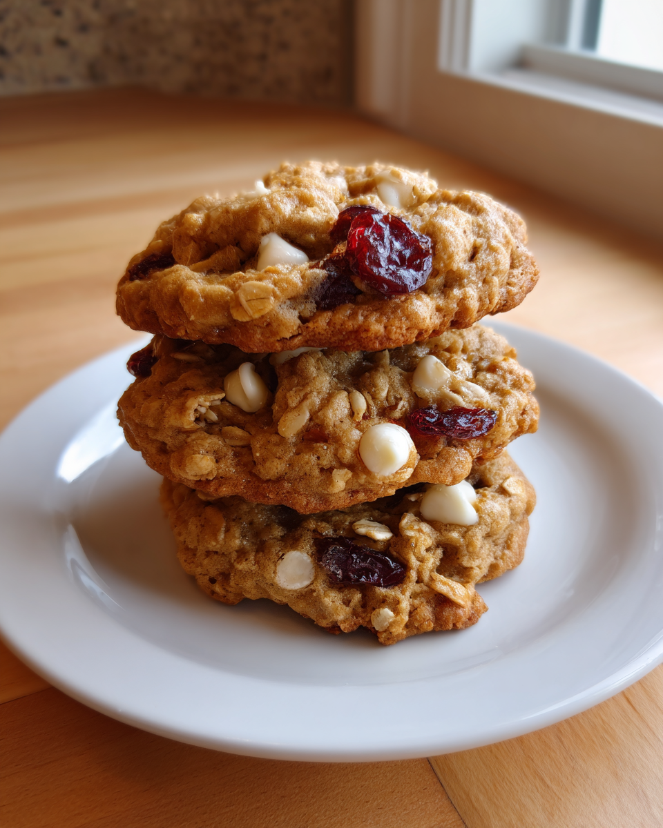 cranberry oatmeal cookies - detail 3