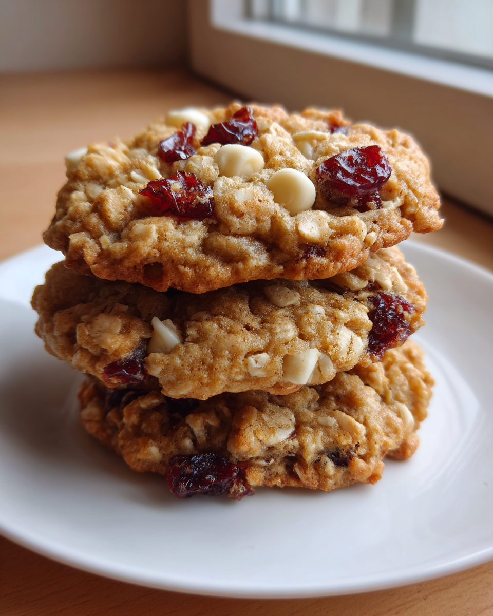 cranberry oatmeal cookies - detail 4