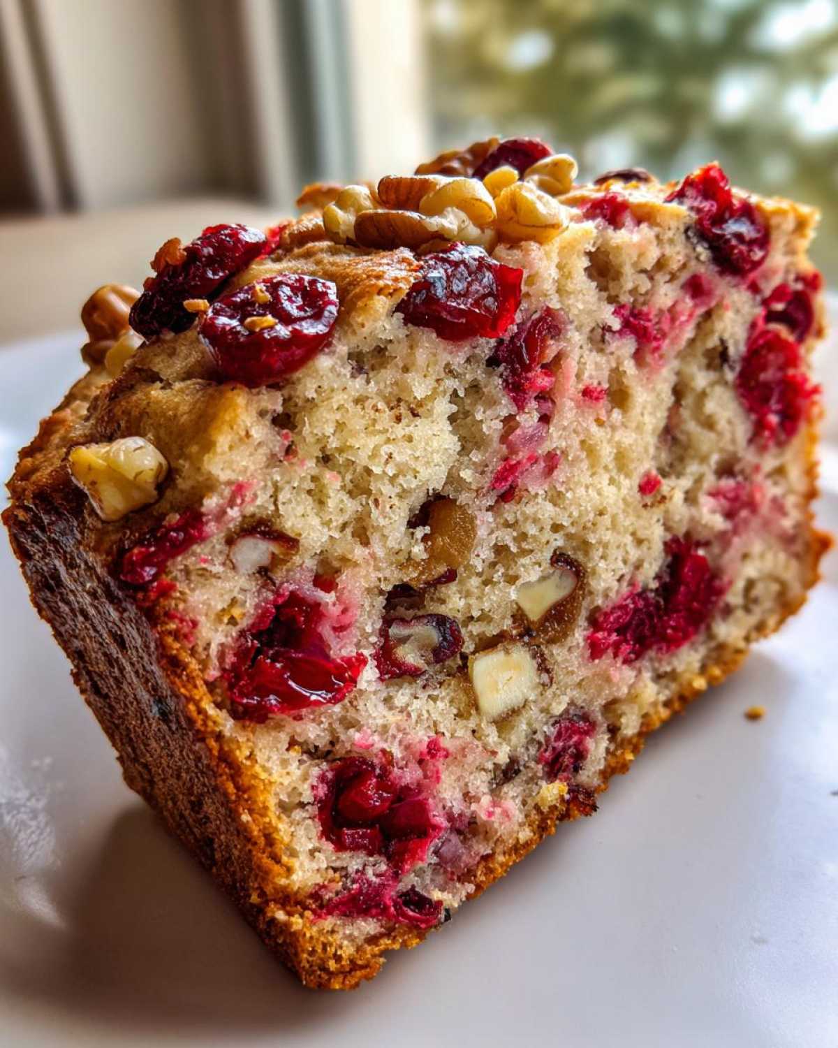 cranberry walnut bread - detail 1