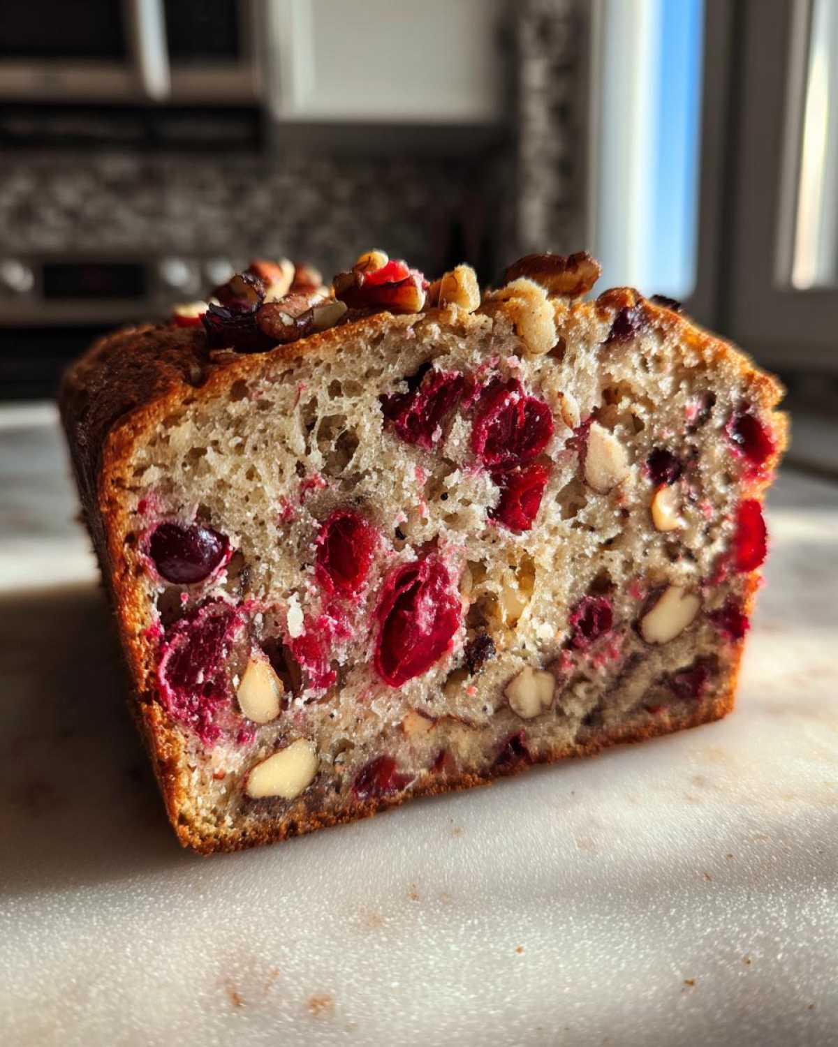 cranberry walnut bread - detail 4