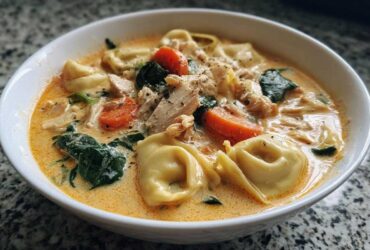 creamy chicken tortellini soup