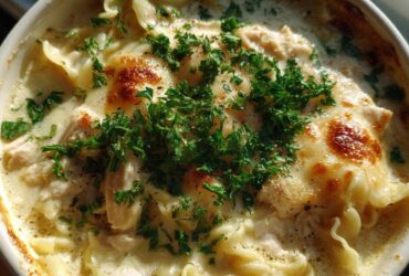 creamy white chicken lasagna soup