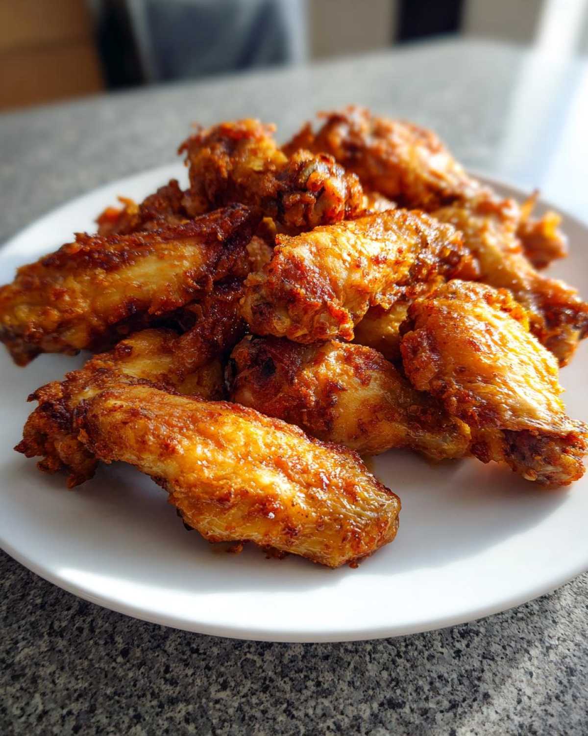 crispy baked chicken wings - detail 4