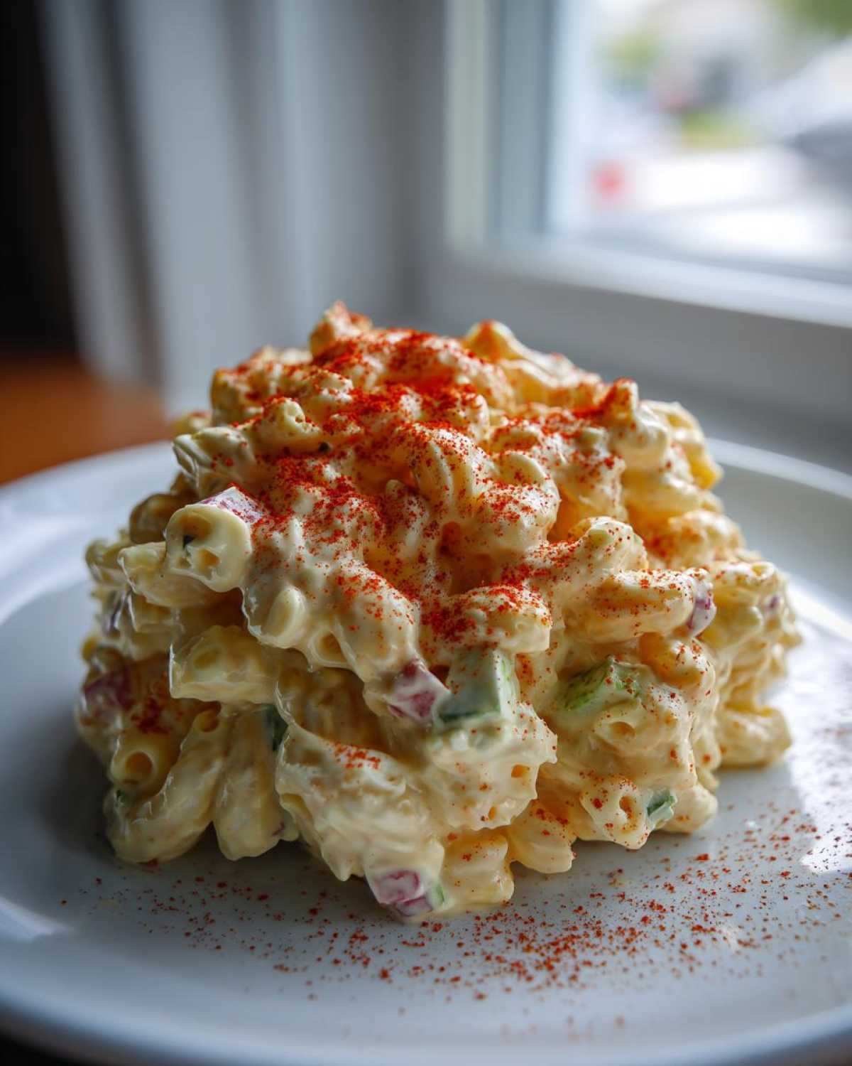 deviled egg pasta salad - detail 1
