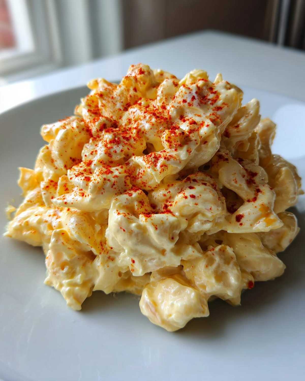 deviled egg pasta salad - detail 2