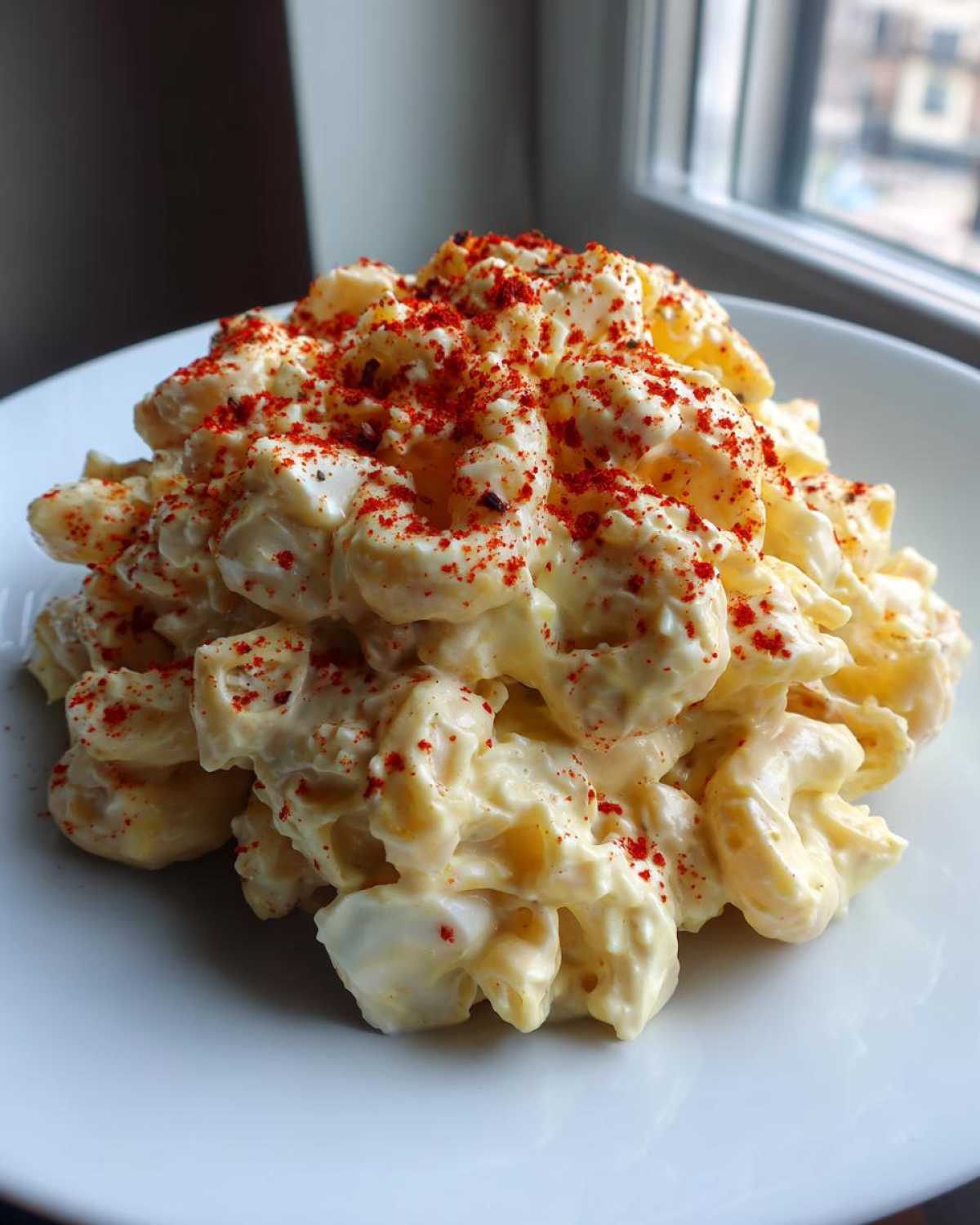 deviled egg pasta salad - detail 3