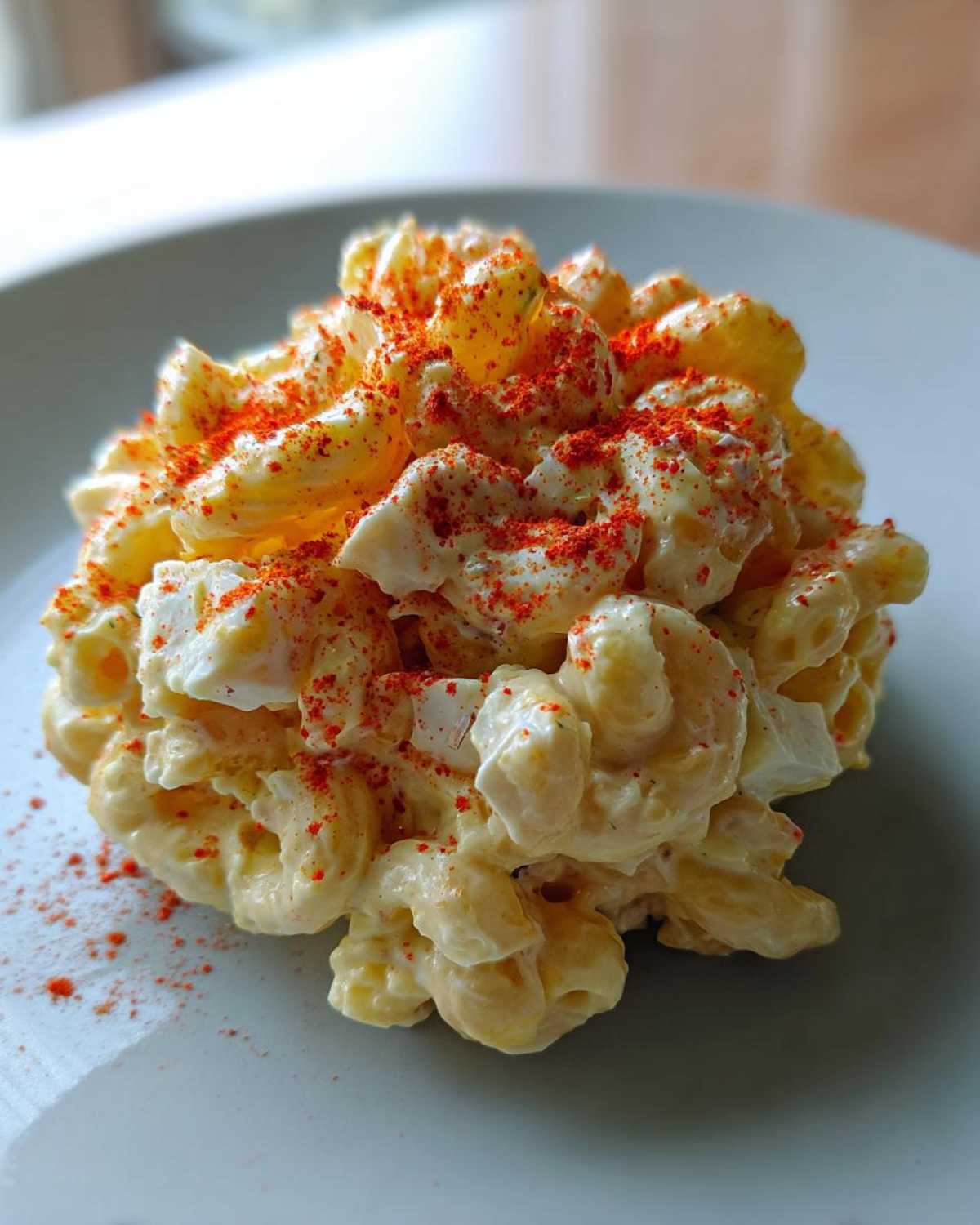 deviled egg pasta salad - detail 4