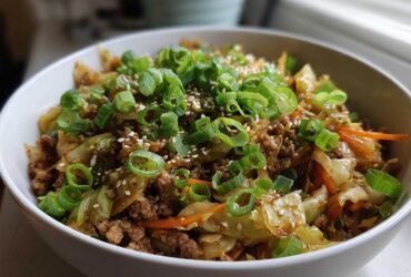egg roll in a bowl
