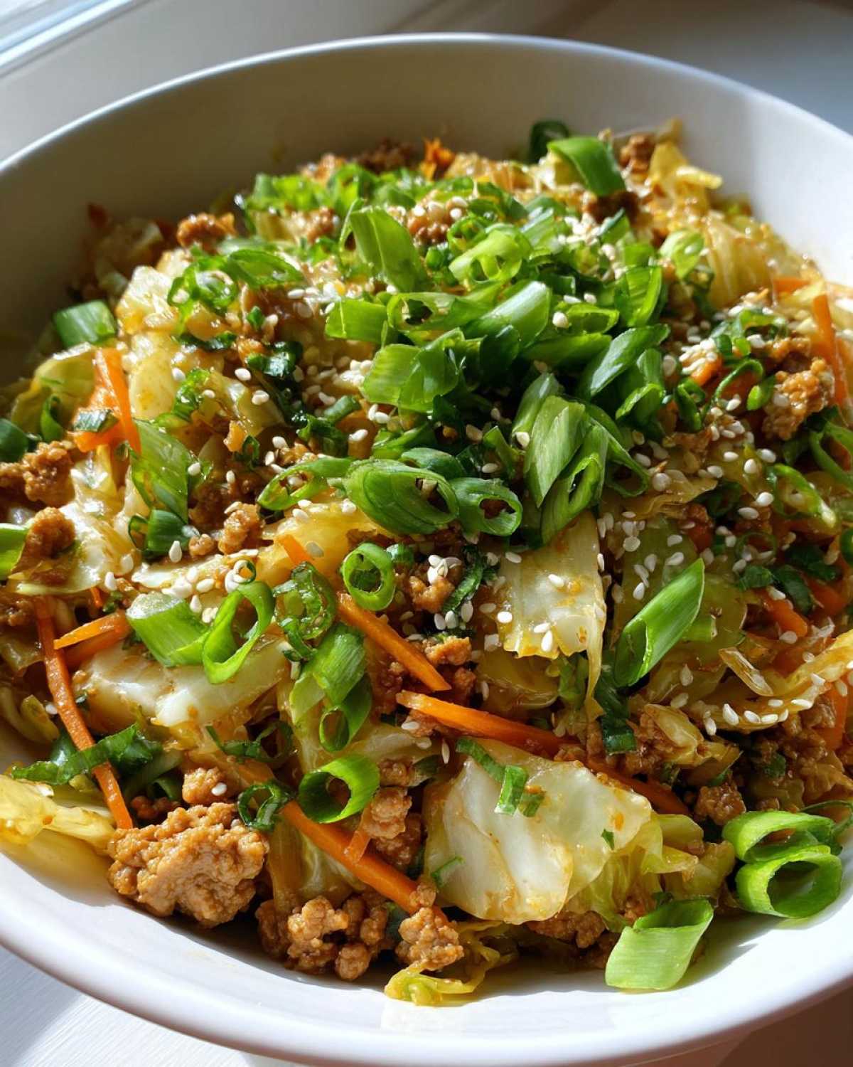 egg roll in a bowl - detail 4
