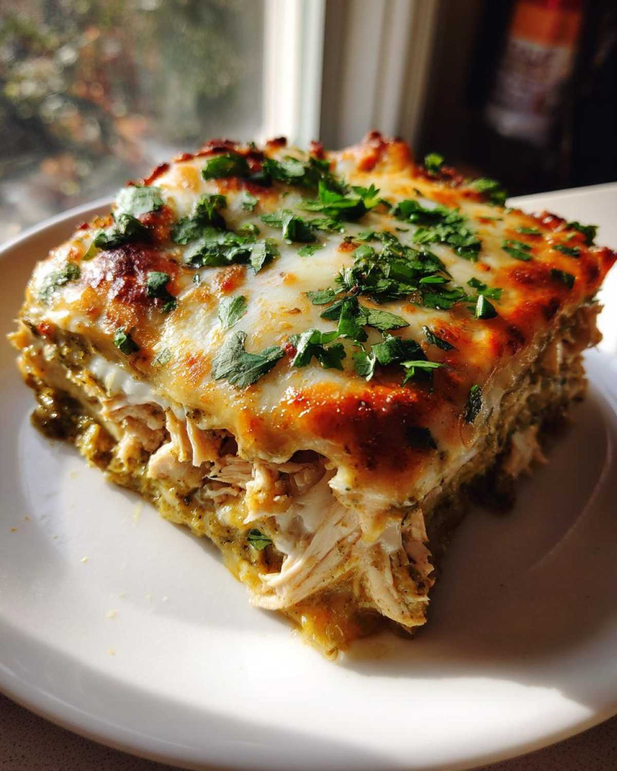 green chile chicken enchiladas - detail 4