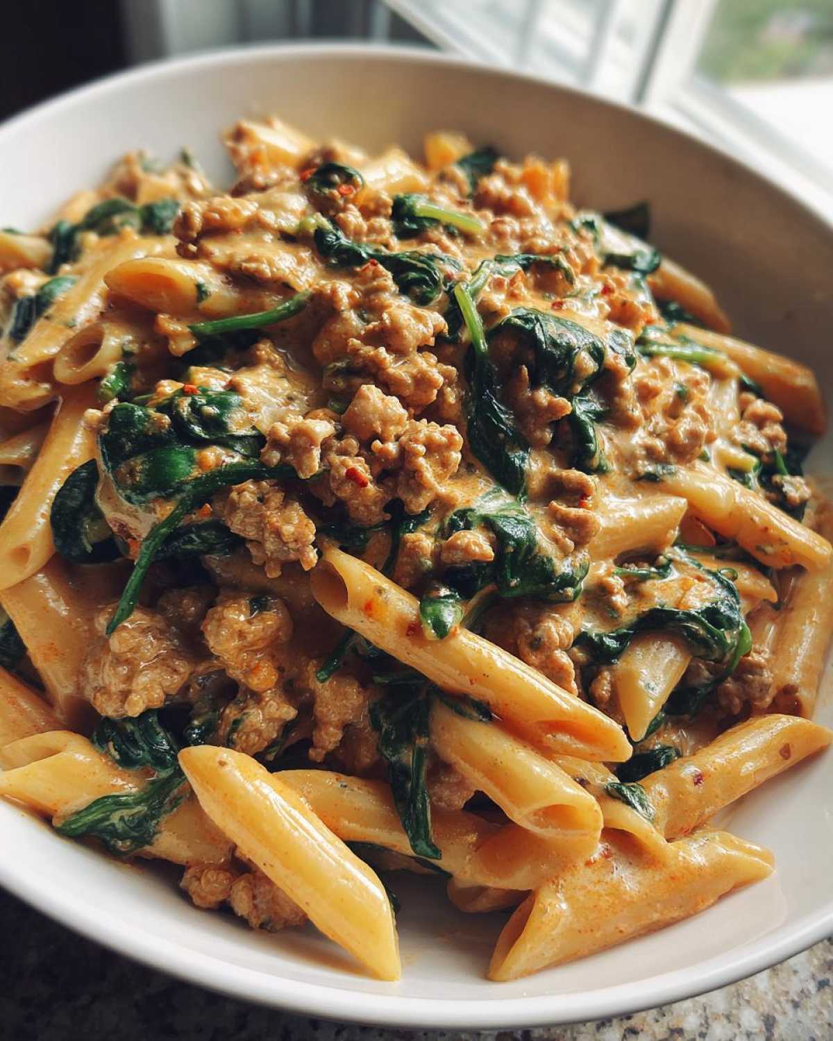 ground turkey pasta - detail 3