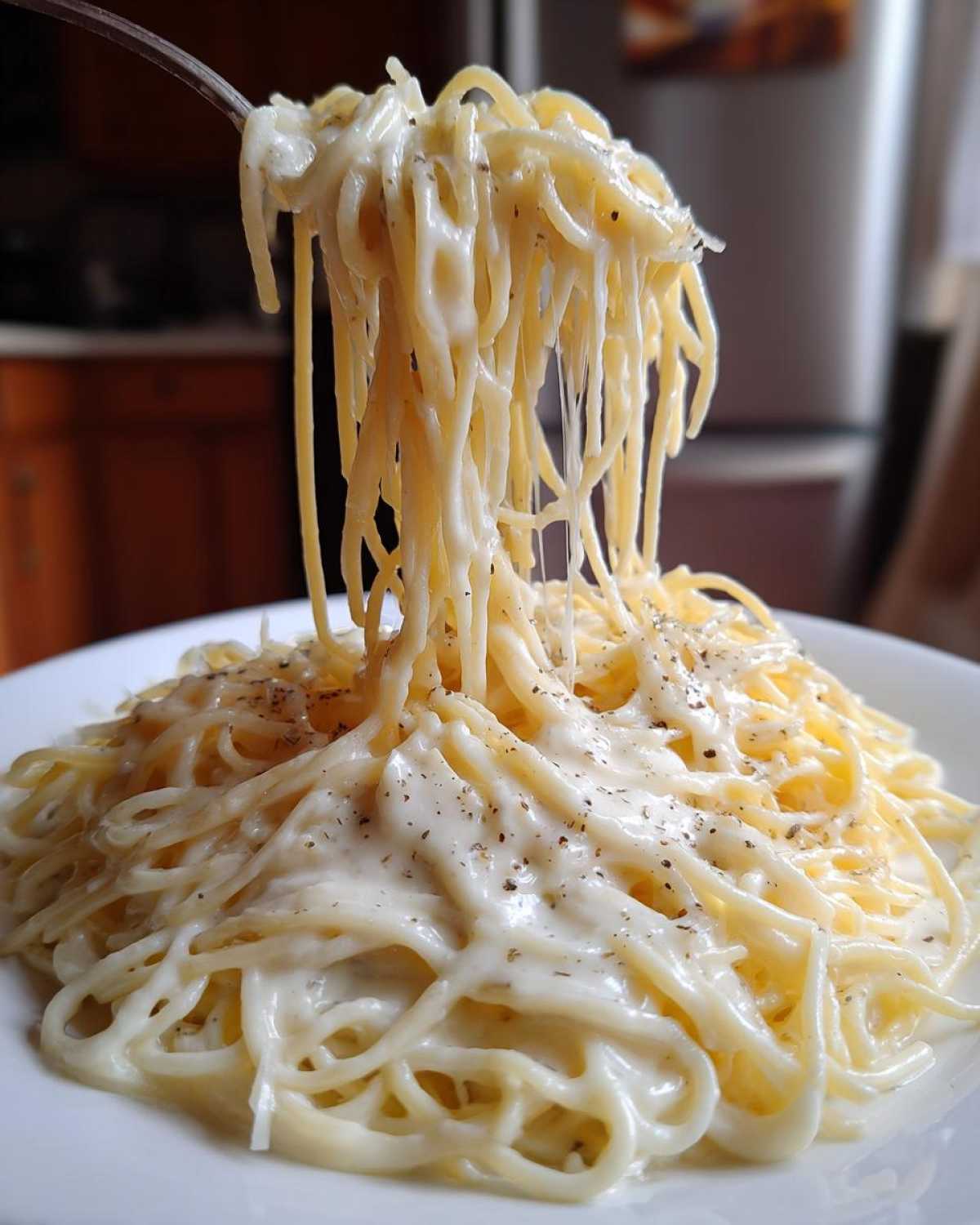 homemade alfredo sauce - detail 4