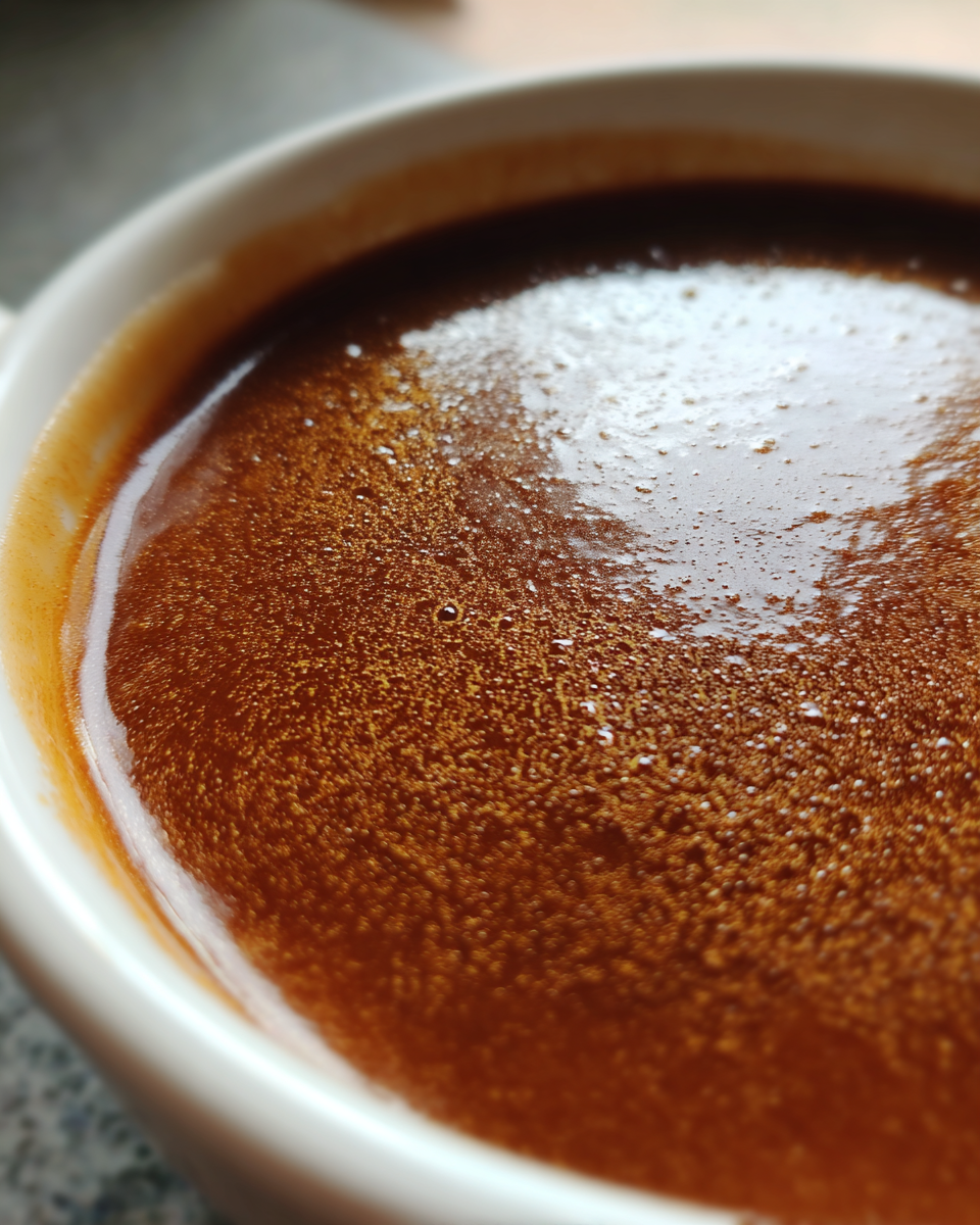 homemade brown gravy - detail 2