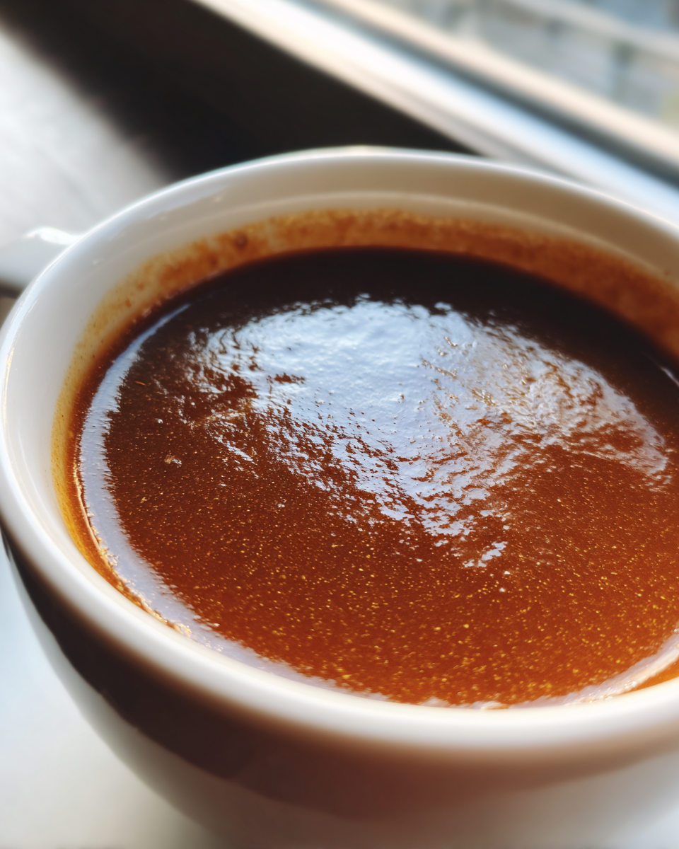 homemade brown gravy - detail 3
