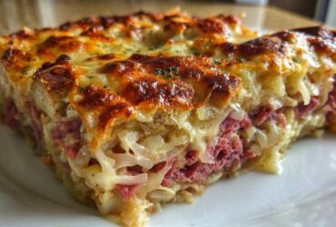 homemade reuben bake