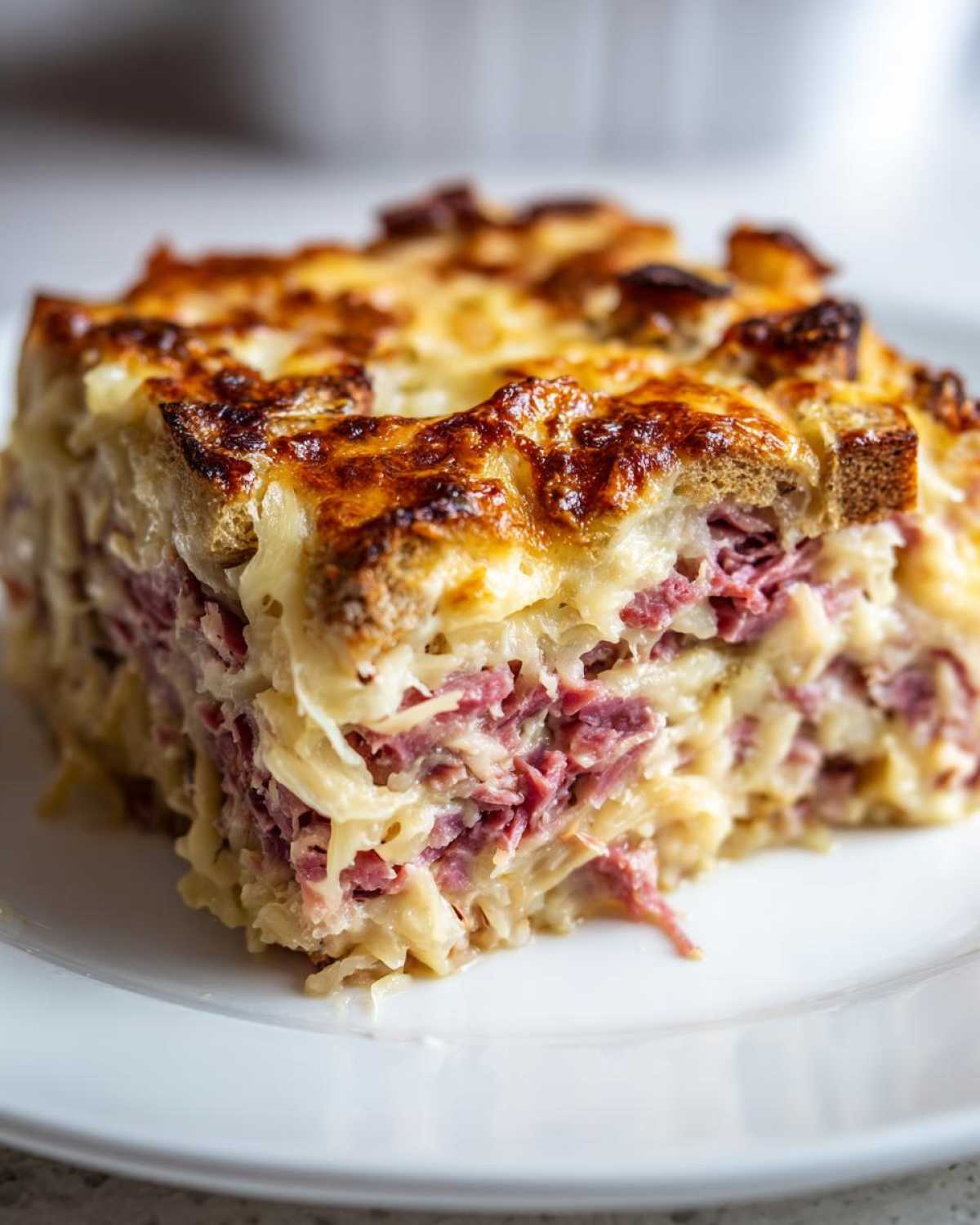 homemade reuben bake - detail 4