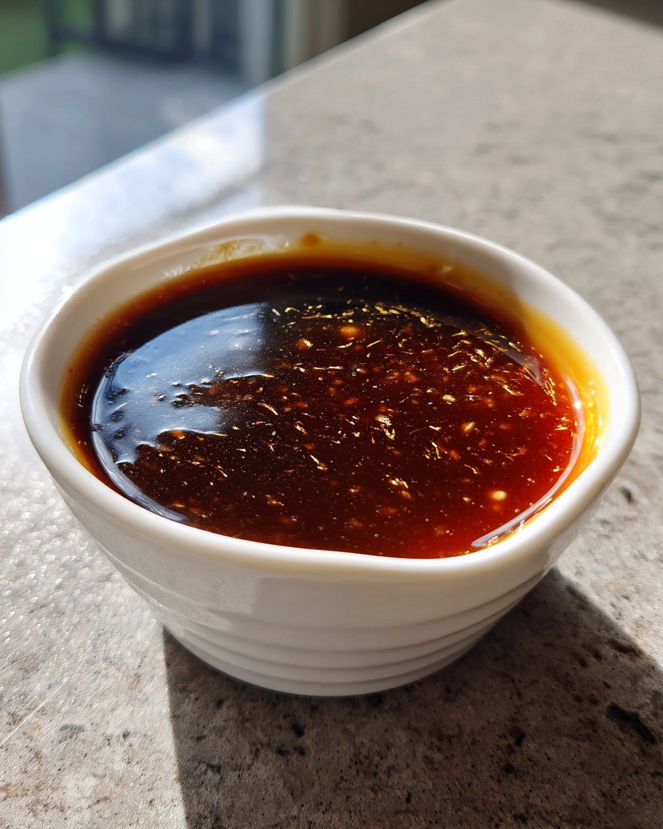 homemade teriyaki sauce - detail 2