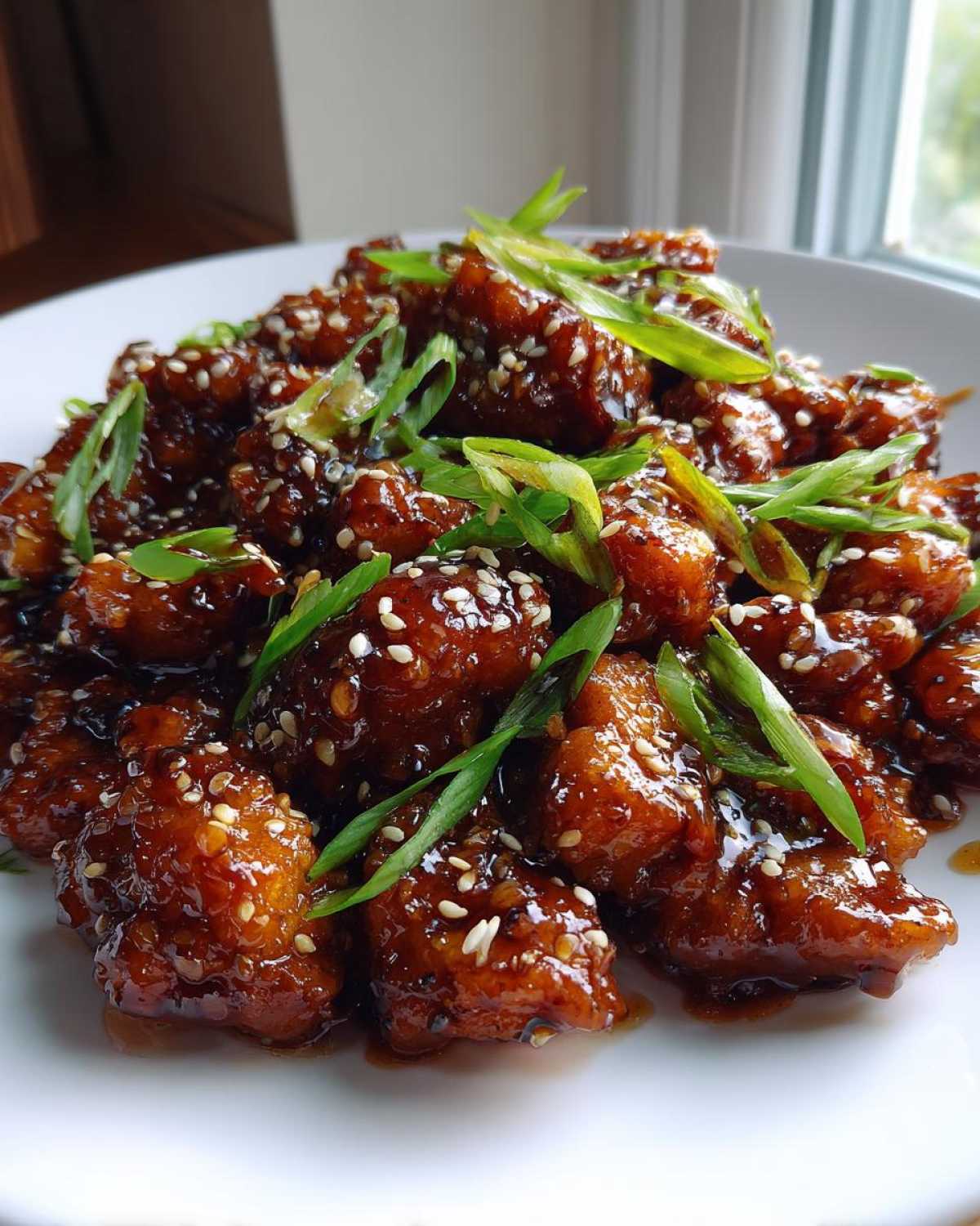 honey garlic chicken - detail 2