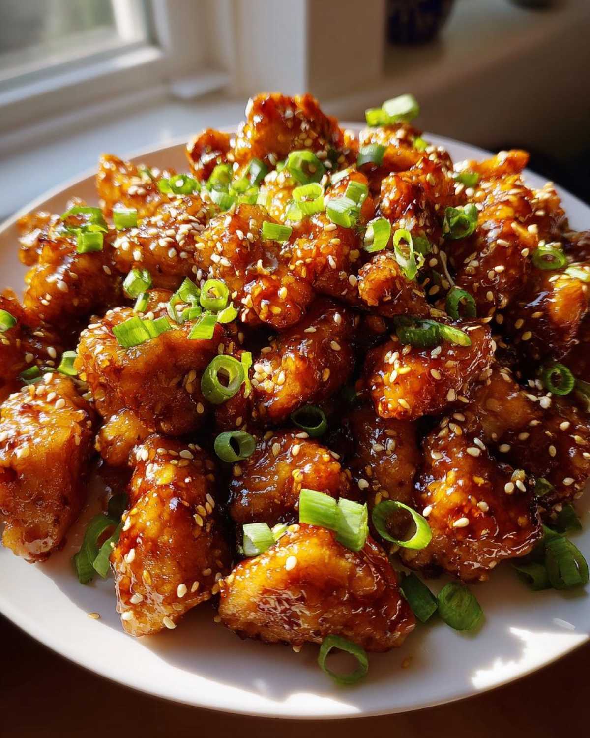 honey garlic chicken - detail 3