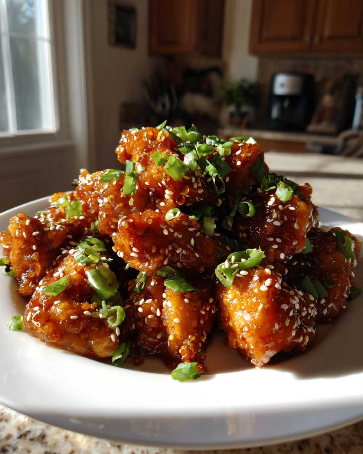 honey garlic chicken - detail 4