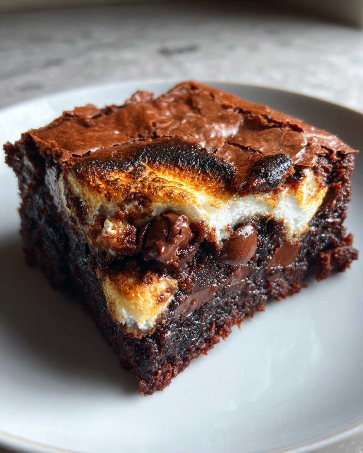 hot chocolate brownies - detail 3