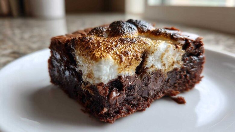 hot chocolate brownies