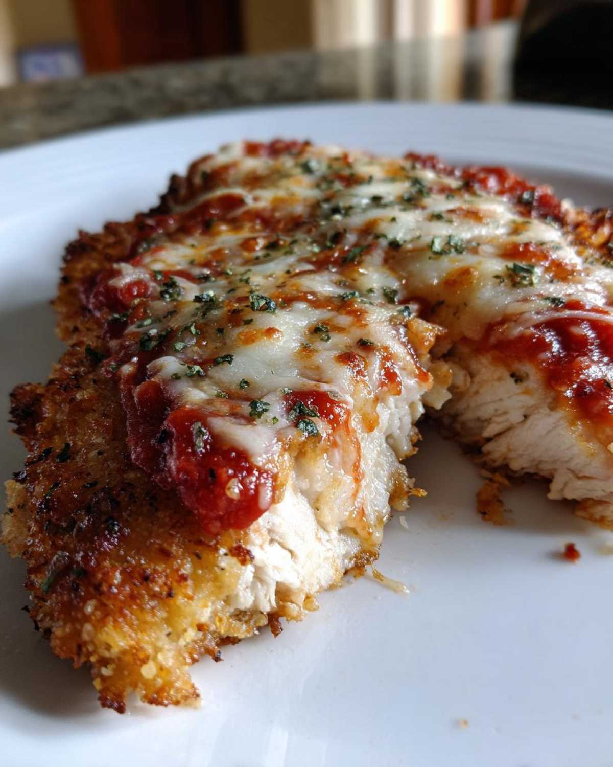 keto chicken parmesan - detail 3