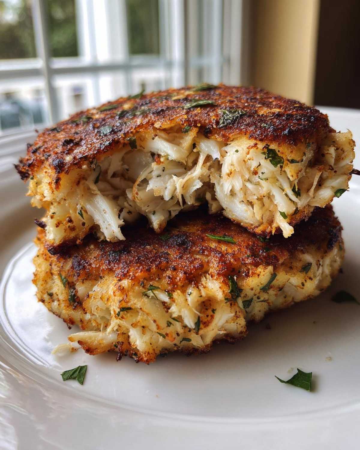 maryland crab cakes - detail 1