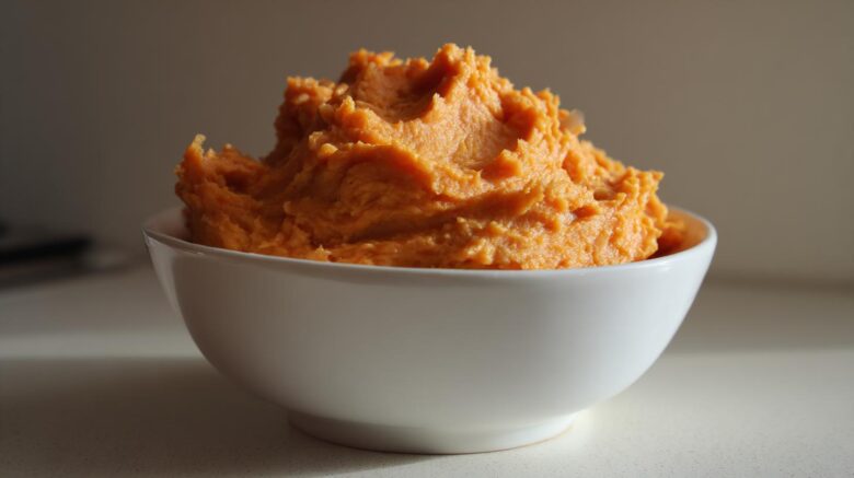 mashed sweet potatoes