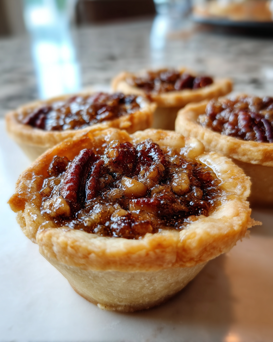 mini pecan pies - detail 1
