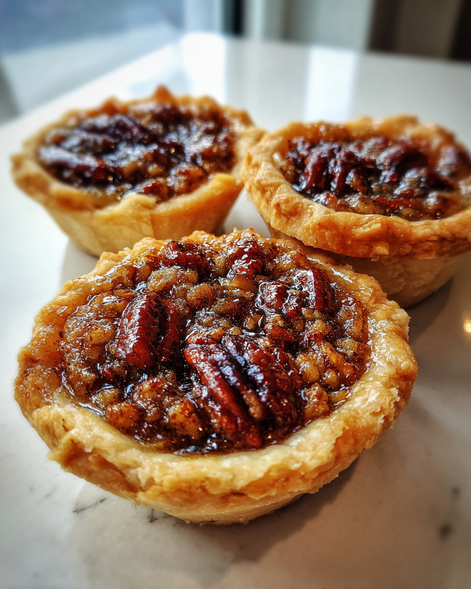 mini pecan pies - detail 2