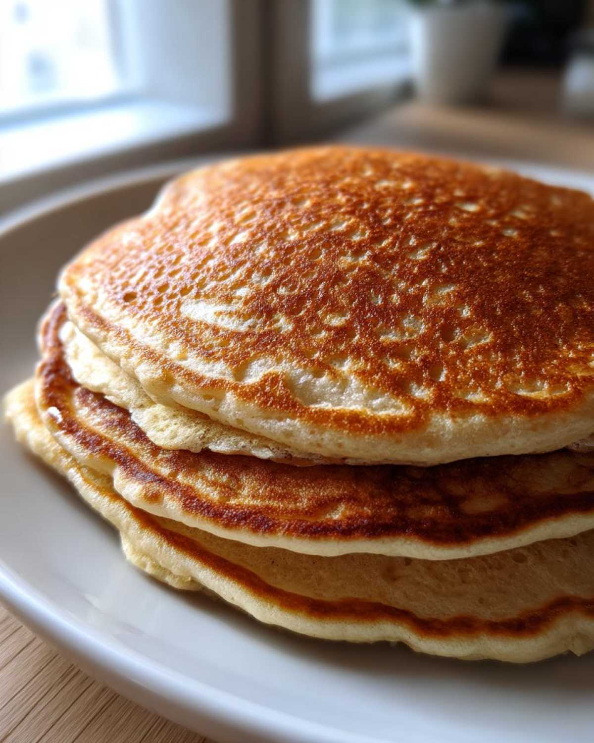 oatmeal pancakes - detail 2
