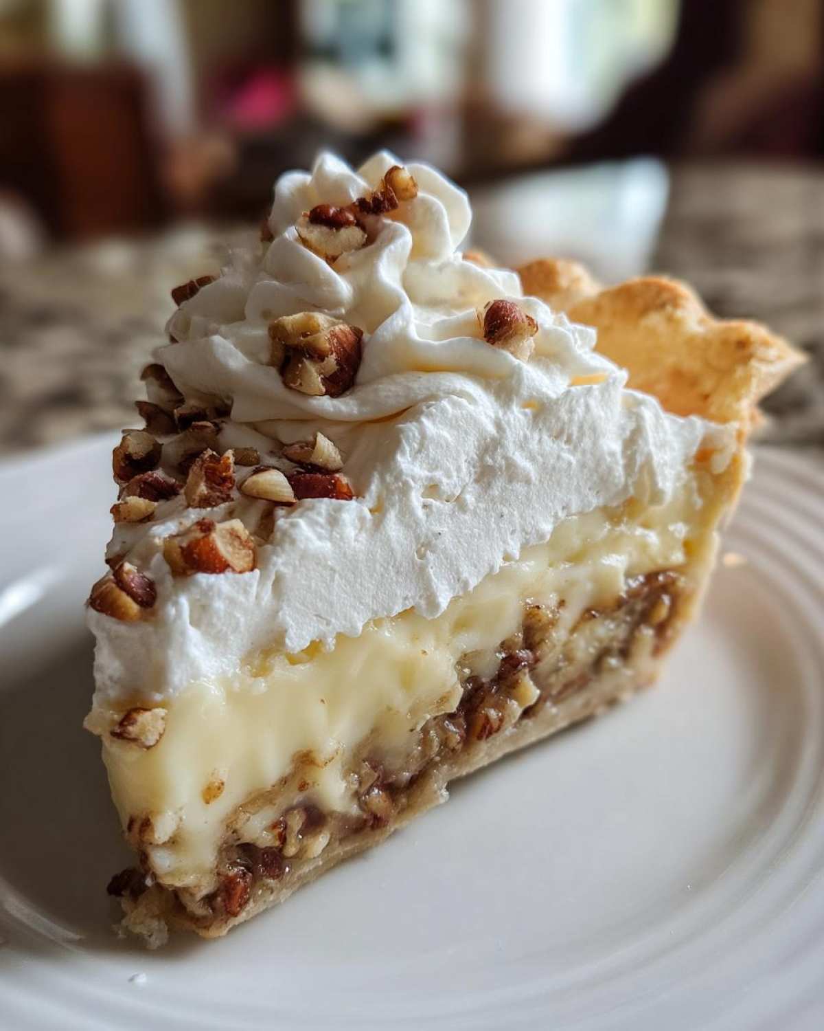pecan cream pie - detail 2