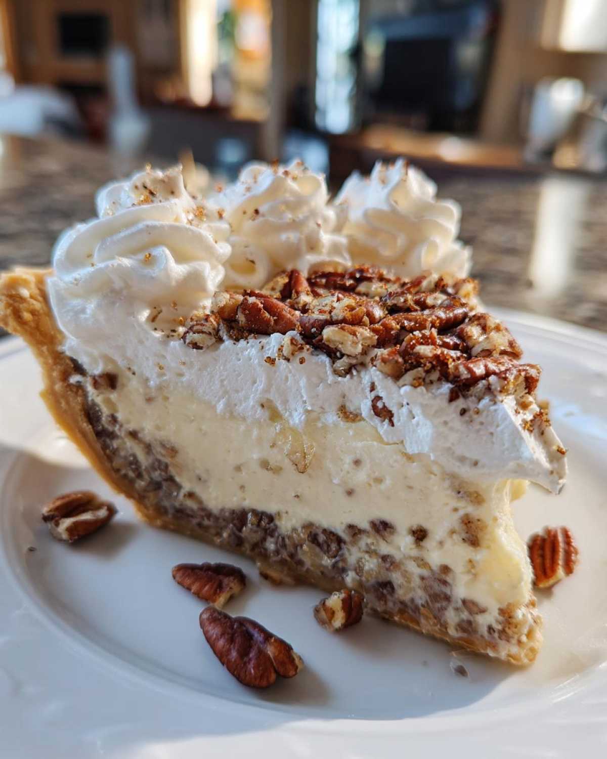 pecan cream pie - detail 4