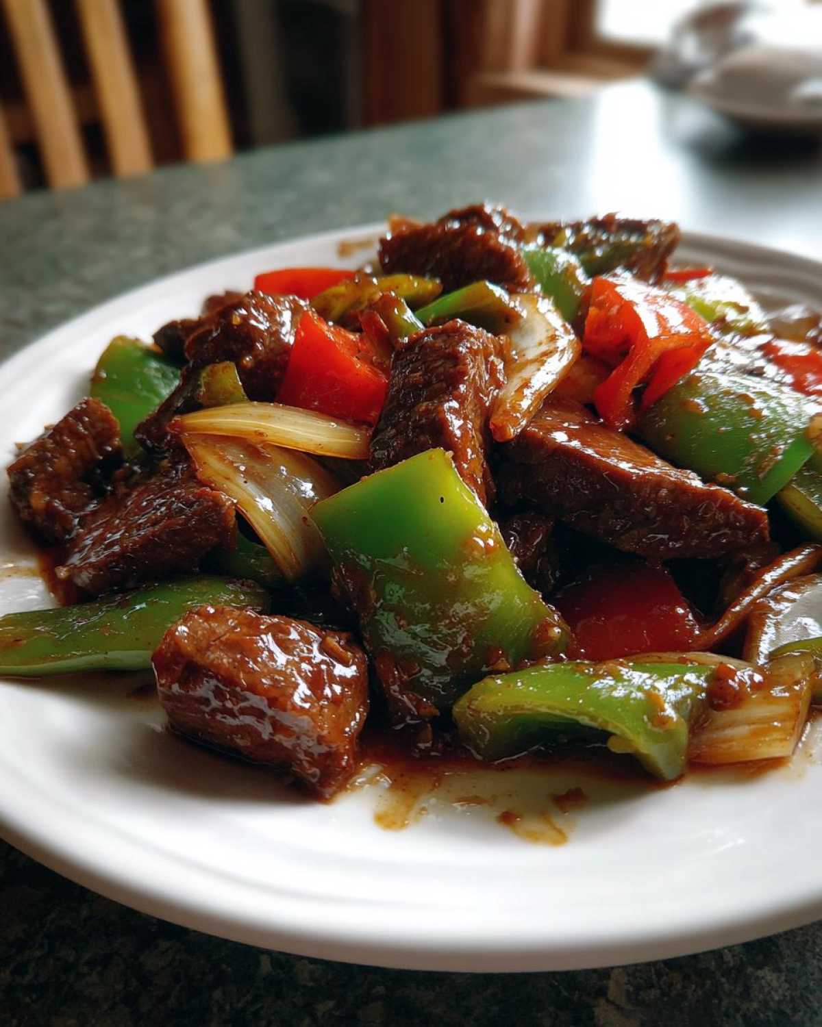 pepper steak - detail 1