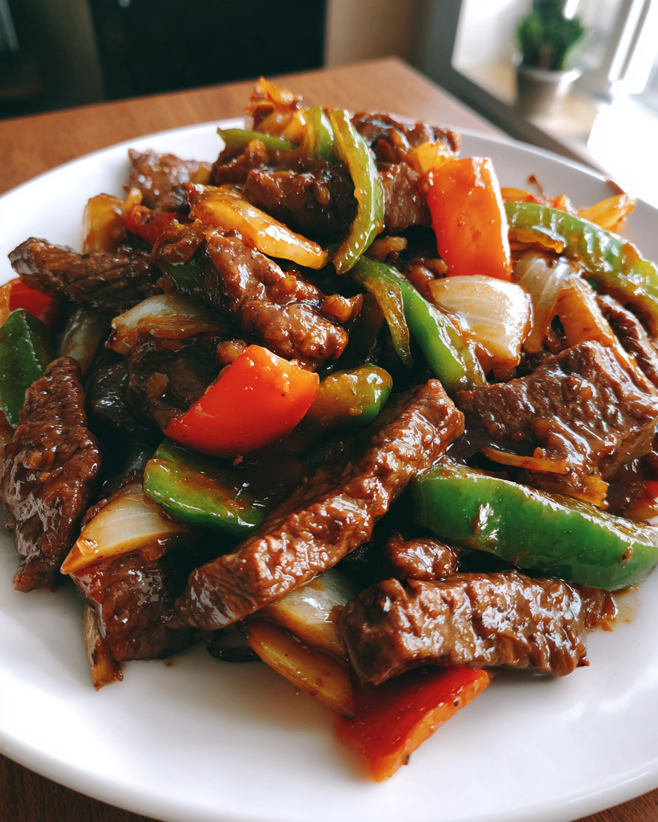 pepper steak - detail 3